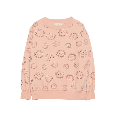 Flowers All Over Sweatshirt - Pink