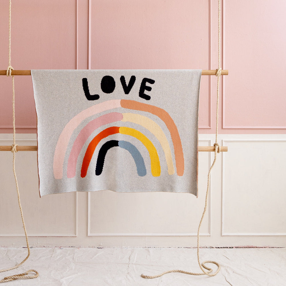 Knit Baby Throw - Little Love