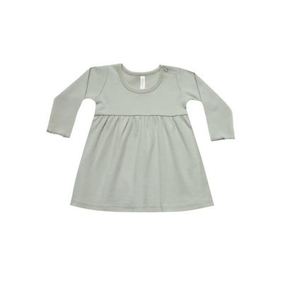 LS Baby Dress - Sage