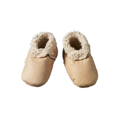 Lambskin Booties - Cream