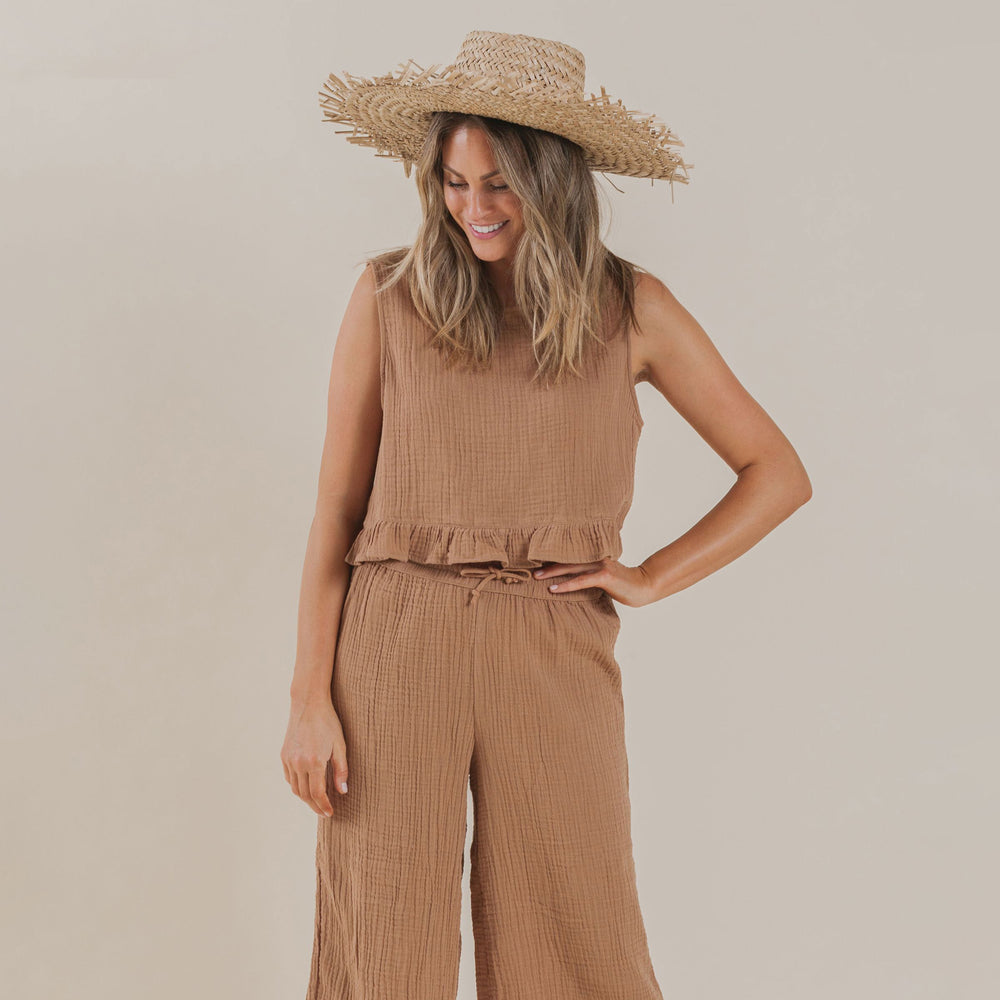 Women's Oceanside Top - Terracotta