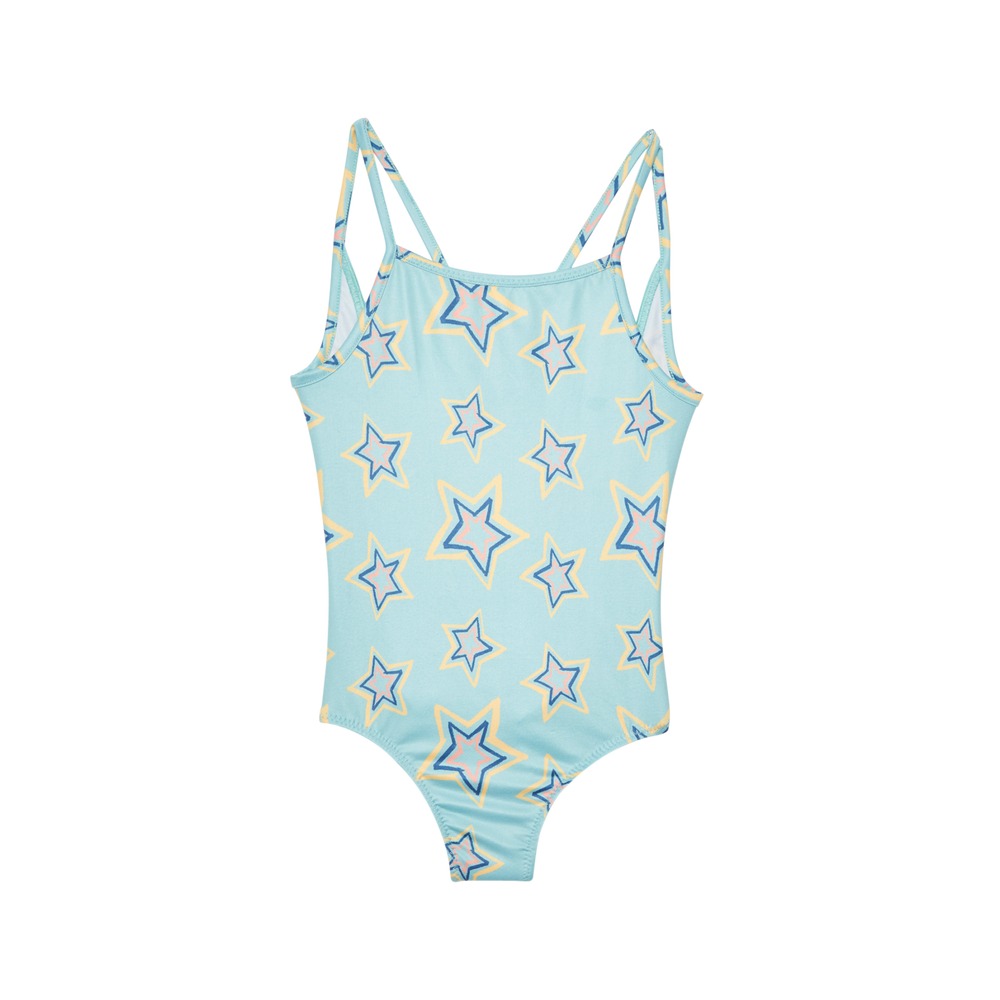 Star All Over Swimsuit - Mint