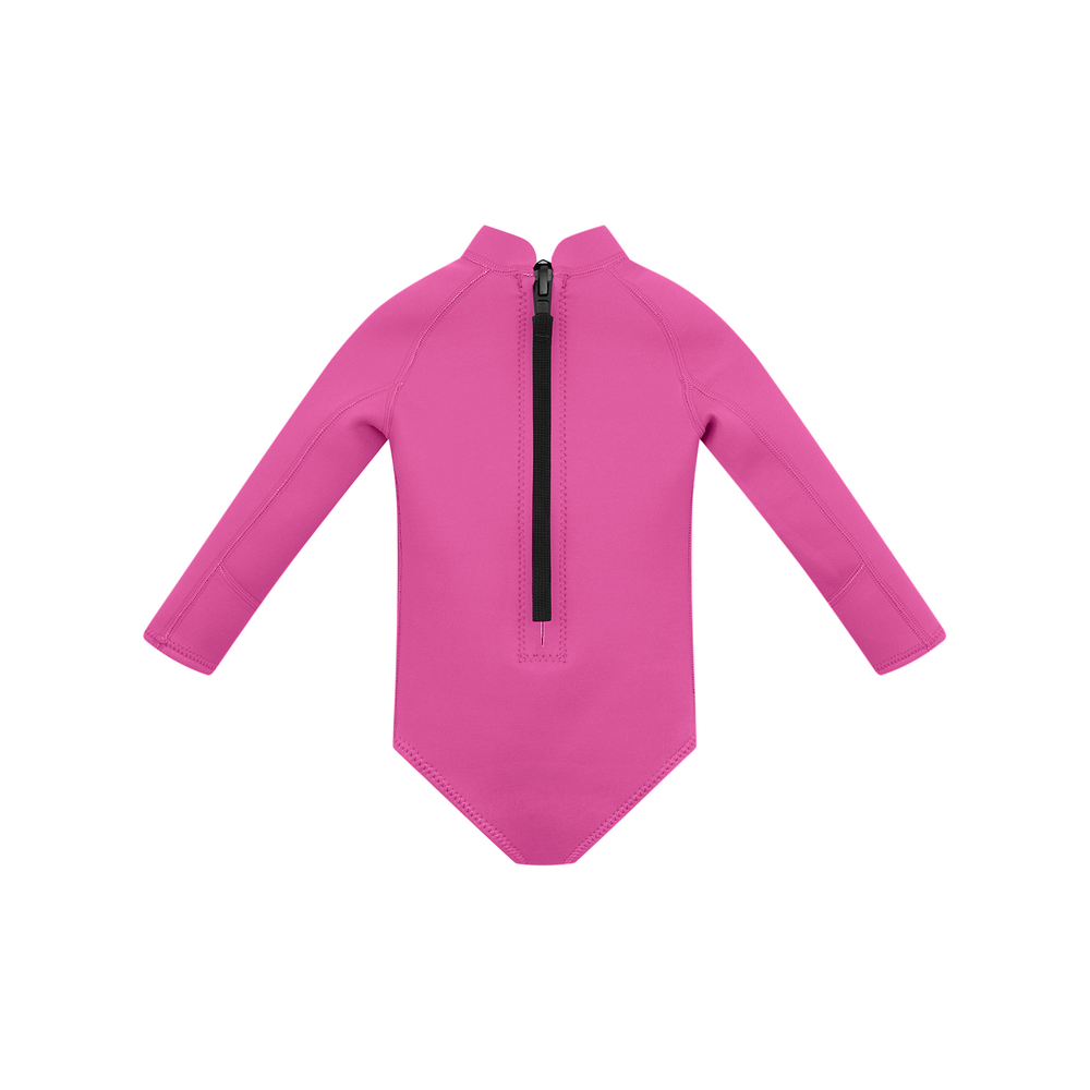 Long Sleeve Paddle Suit - Fuchsia Pink