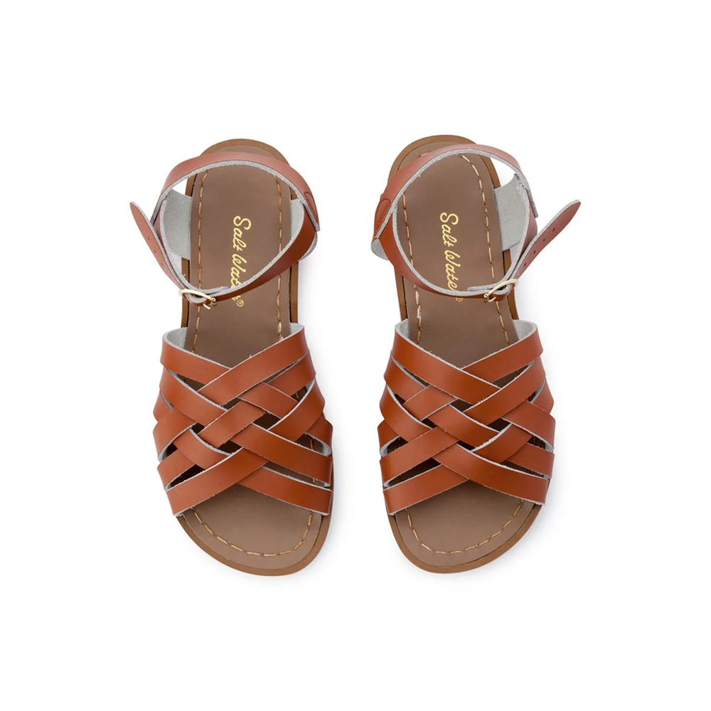 Salt Water Retro Kids Sandal - Tan