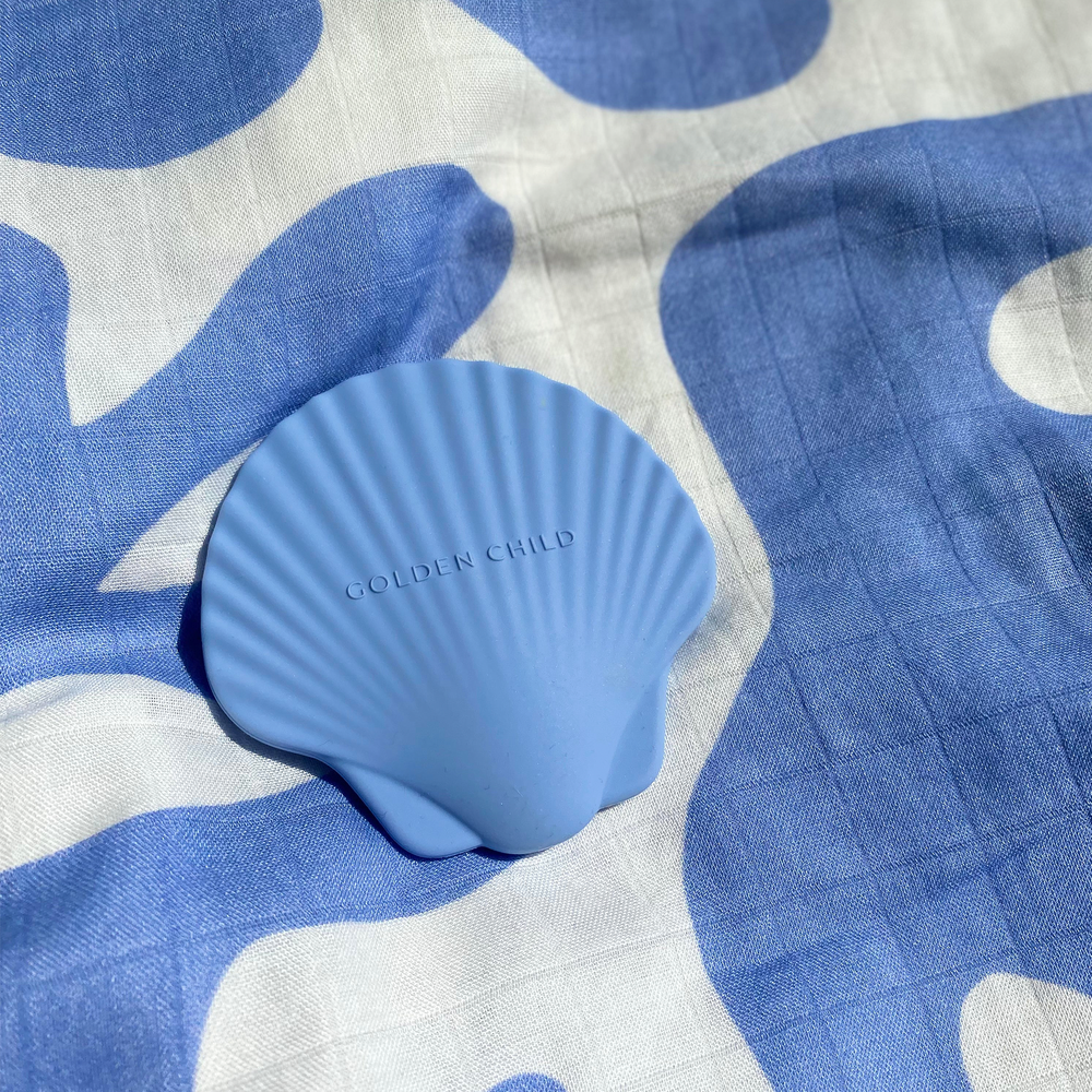 Silicone Baby Teether - Seashell
