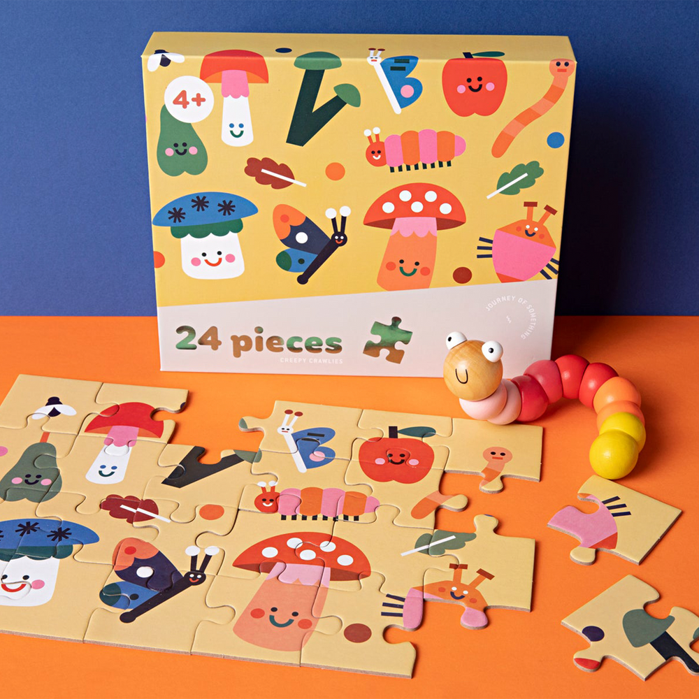 24 Piece Kids Puzzle - Creepy Crawlies