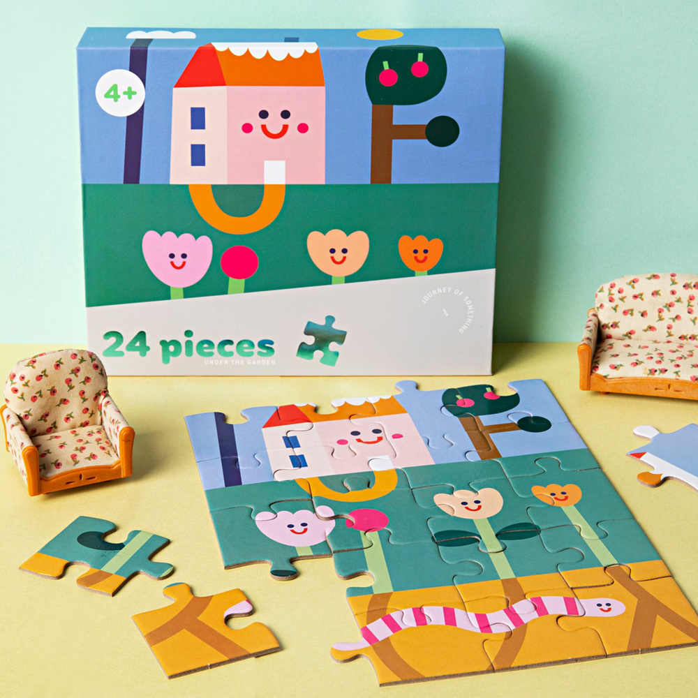 24 Piece Kids Puzzle - Under The Garden