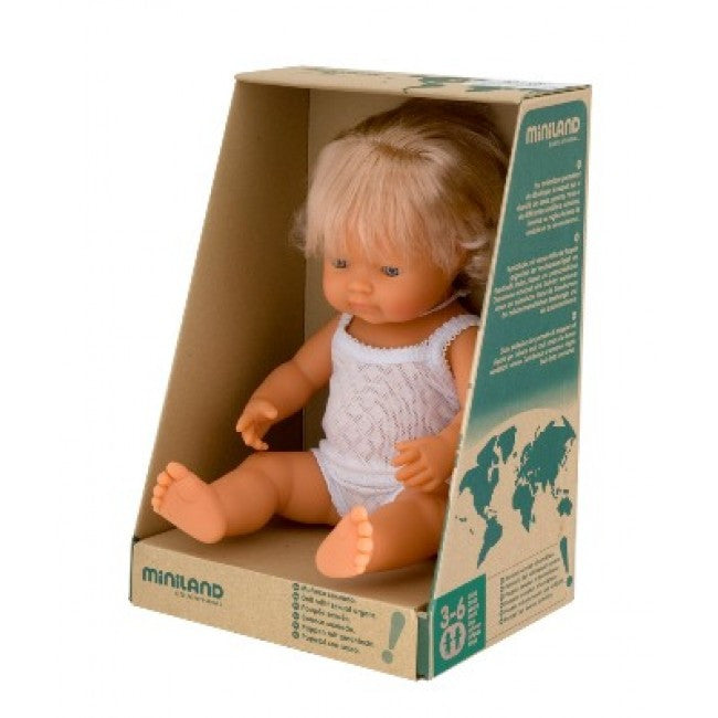 Baby Doll Girl - Caucasian 38cm