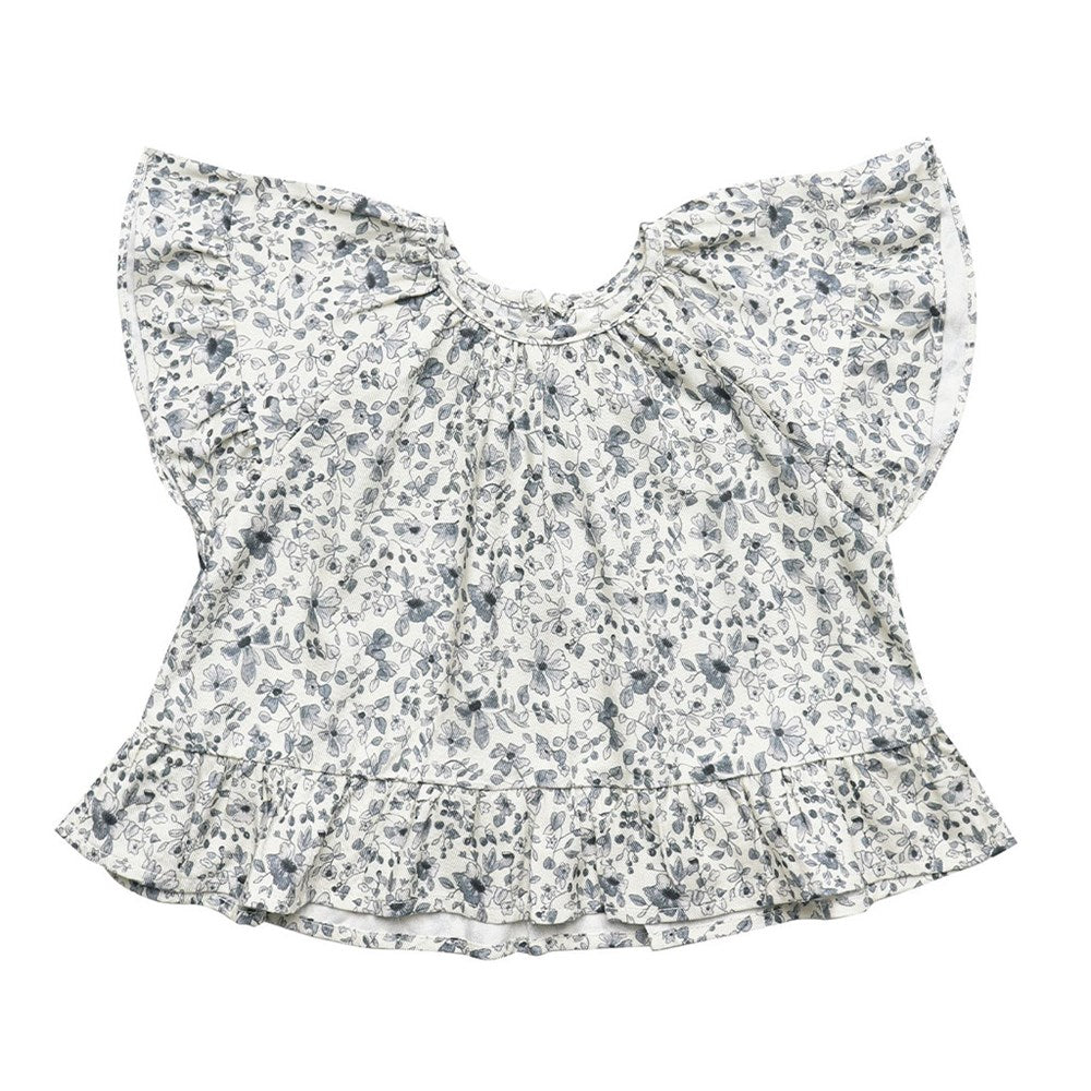 Butterfly Top - Blue Floral