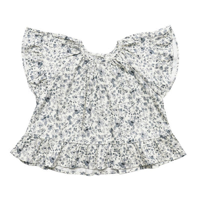 Butterfly Top - Blue Floral