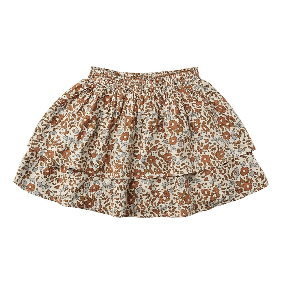Tiered Mini Skirt - Bloom