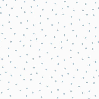 Cot Fitted Sheet - Random Blue Spot