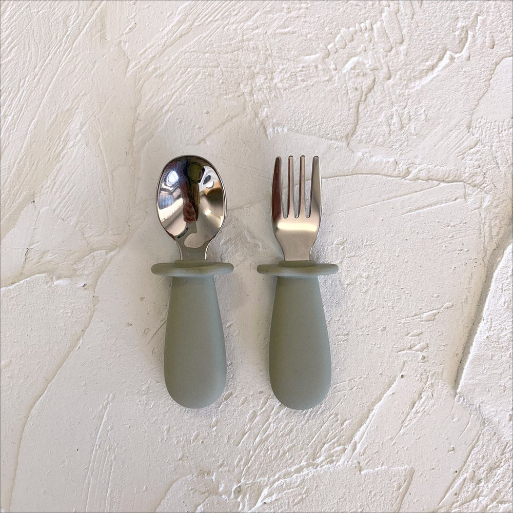 Toddler Cutlery Set - Oyster